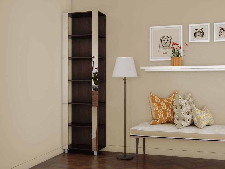 Открытые, Стеллаж модульный Универсальный 35х60х240 Зеркало