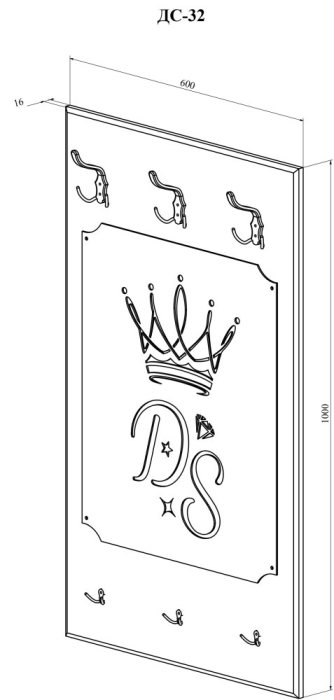 Настенные, Вешалка ДримСтар ДС-32