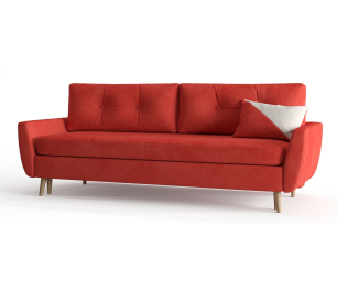 Диван-кровать Норфолк, независимый пружинный блок, велюр