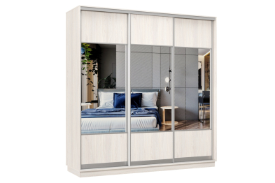 Шкаф-купе Премьер Лайт 35 (05;05;05) трехдверный