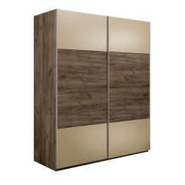 Шкаф-купе Эста 2-х дверный ДСП/Стекла фисташка/Доводчик 180х66х240