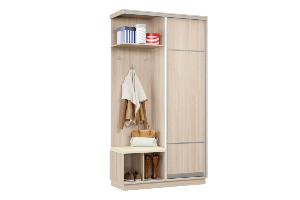 Прихожие, Прихожая Премьер 03 Лайт Мини 08 Левая Мягкая