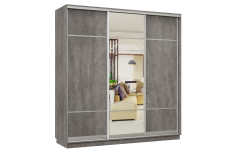 Шкафы-купе 3-х дверные, Шкаф-купе Премьер Лайт 35 (08;11;08) трехдверный