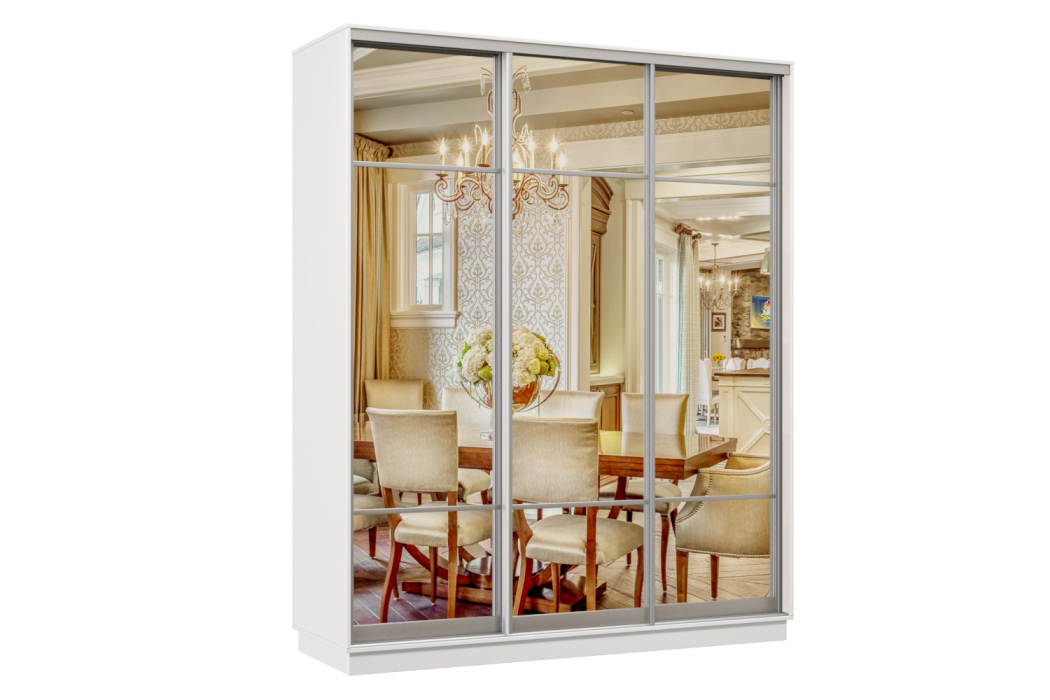 Шкафы-купе, Шкаф-купе Премьер Лайт 21 (11;11;11) трехдверный