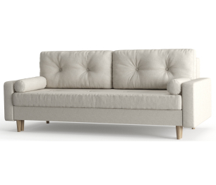 Диван-кровать Belfast, независимый пружинный блок, рогожка