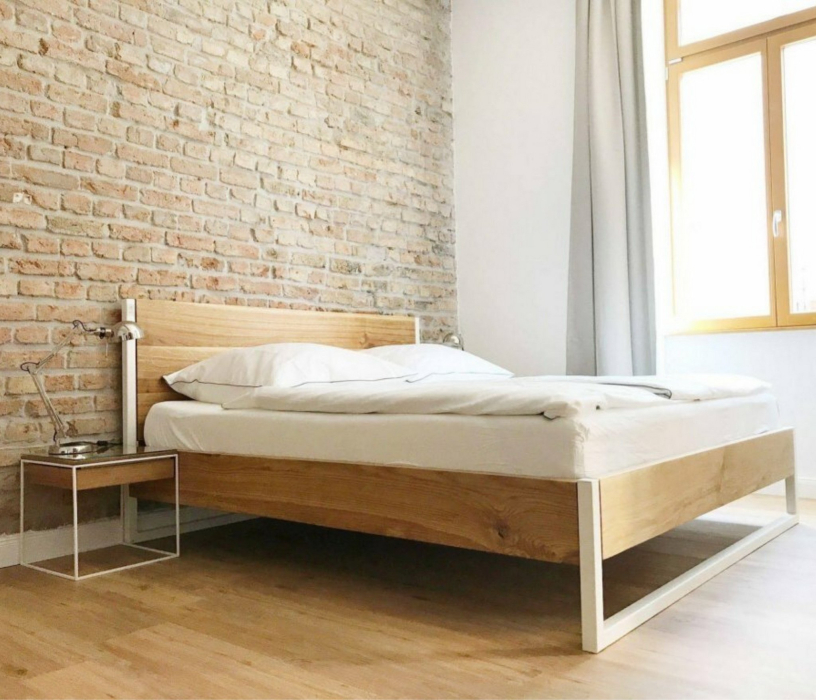 Кровати 90 см, Кровать в стиле лофт Ардено 0.9