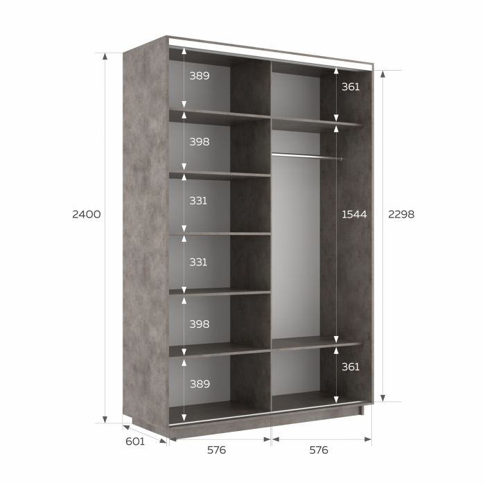 Шкафы-купе 2-х дверные, Шкаф-купе Экспресс 2-х дверный Фотопечать Шелк Стекла 120х60х240