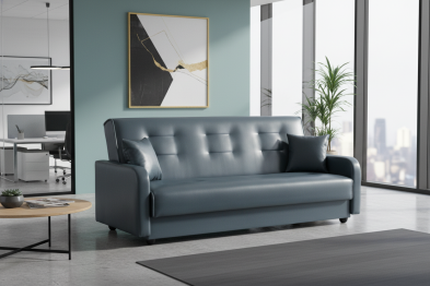 Диван-кровать  книжка Аккорд, 140 экокожа 