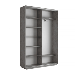 Шкаф-купе Экспресс 2-х дверный Фотопечать Ленты Стекла 160х45х220