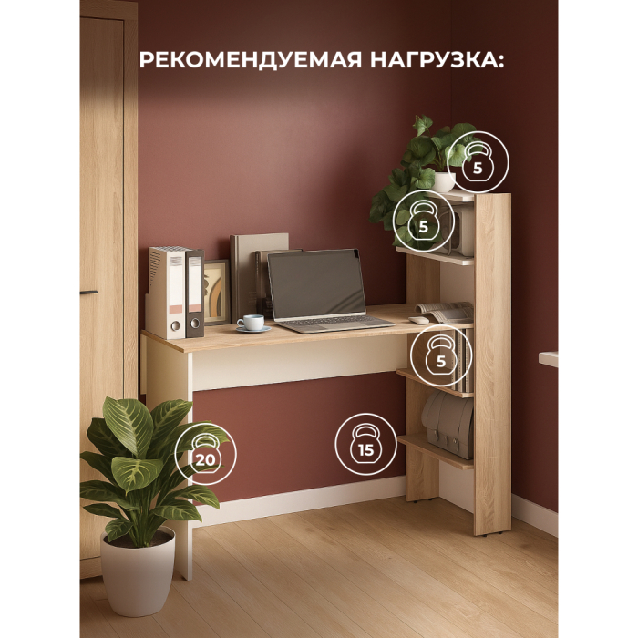 Прямые компьютерные столы, Компьютерный стол Арлет