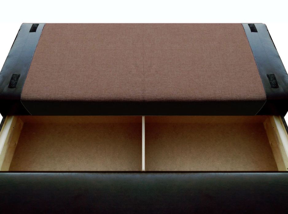 Диваны прямые, Диван-кровать еврокнижка, Амстердам мини 150, рогожка/экокожа