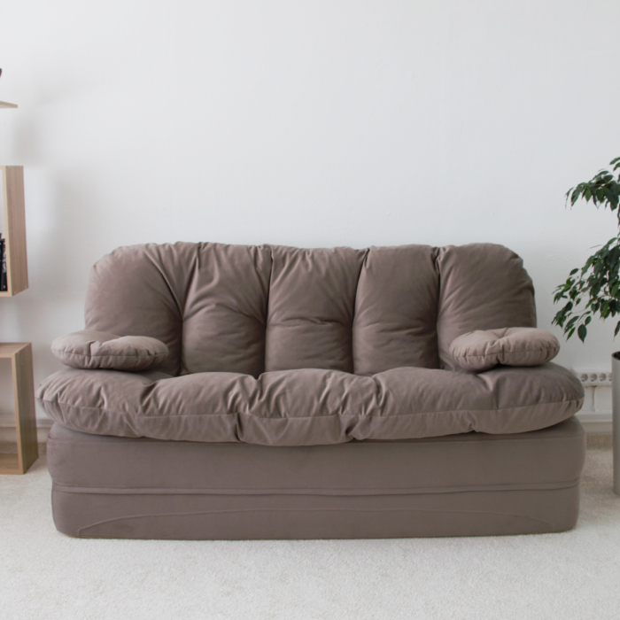 Диваны прямые, Бескаркасный диван-кровать Клиффорд Макси 2000*1900 мм велюр