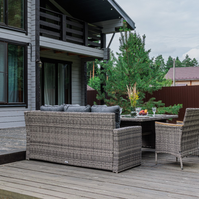 Комплекты мебели, Комплект ZORRO WOOD DOUBLE серый