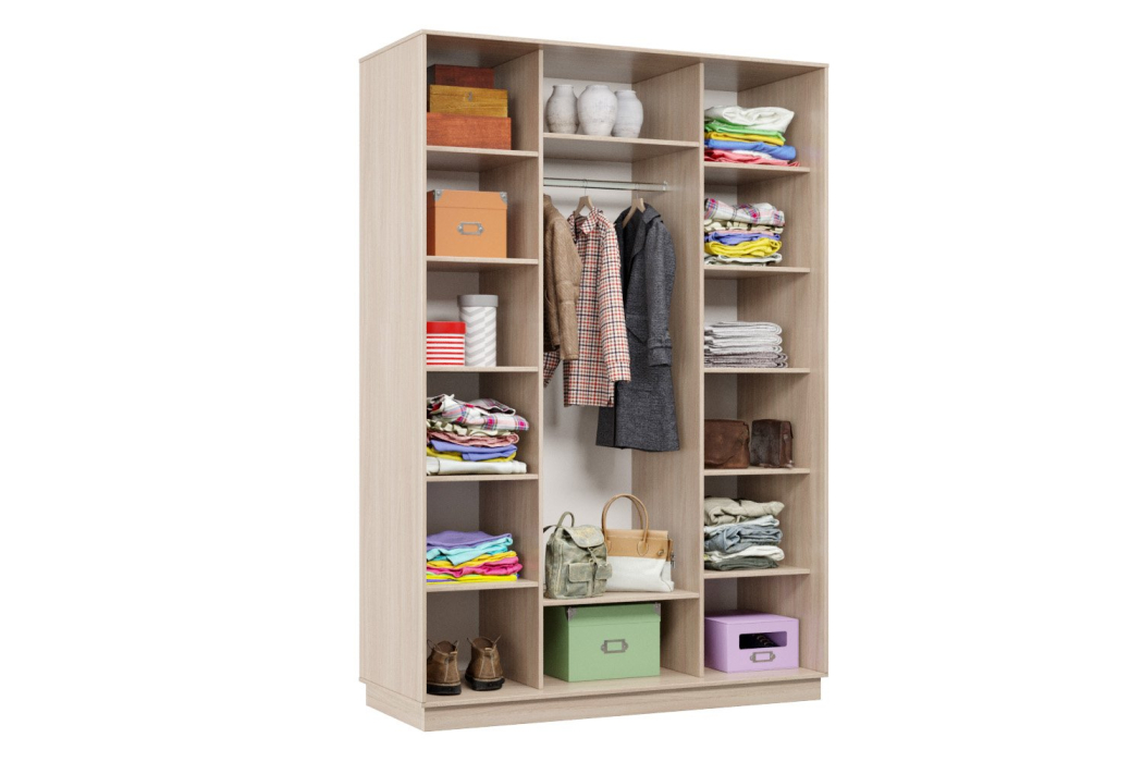 Шкафы-купе, Шкаф-купе Премьер 16 (14;14;14) трёхдверный