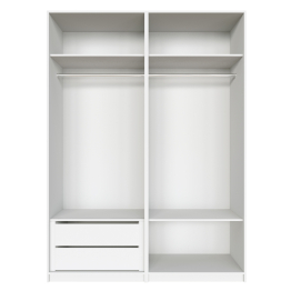 Шкаф распашной Е1 Локер 162х52.5х220 см, с модулем