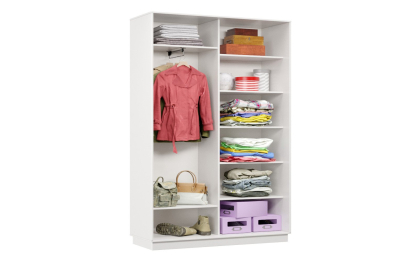 Шкаф-купе Премьер МИНИ 03 (11ЗГ;11ЗГ) фасады зеркало графит/двухдверный/Профиль чёрный муар