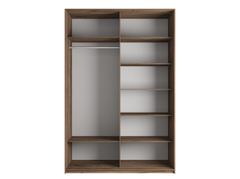 Шкаф-купе Эста 2-х дверный ДСП/Стекла хаки/Доводчик 180х66х240