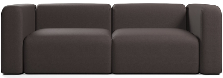 Диван прямой модульный Орион еврокнижка, велюр