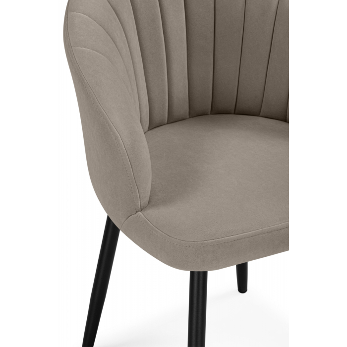 Стулья, Стул на металлокаркасе Бэнбу некрутящийся marseille (чёрный)