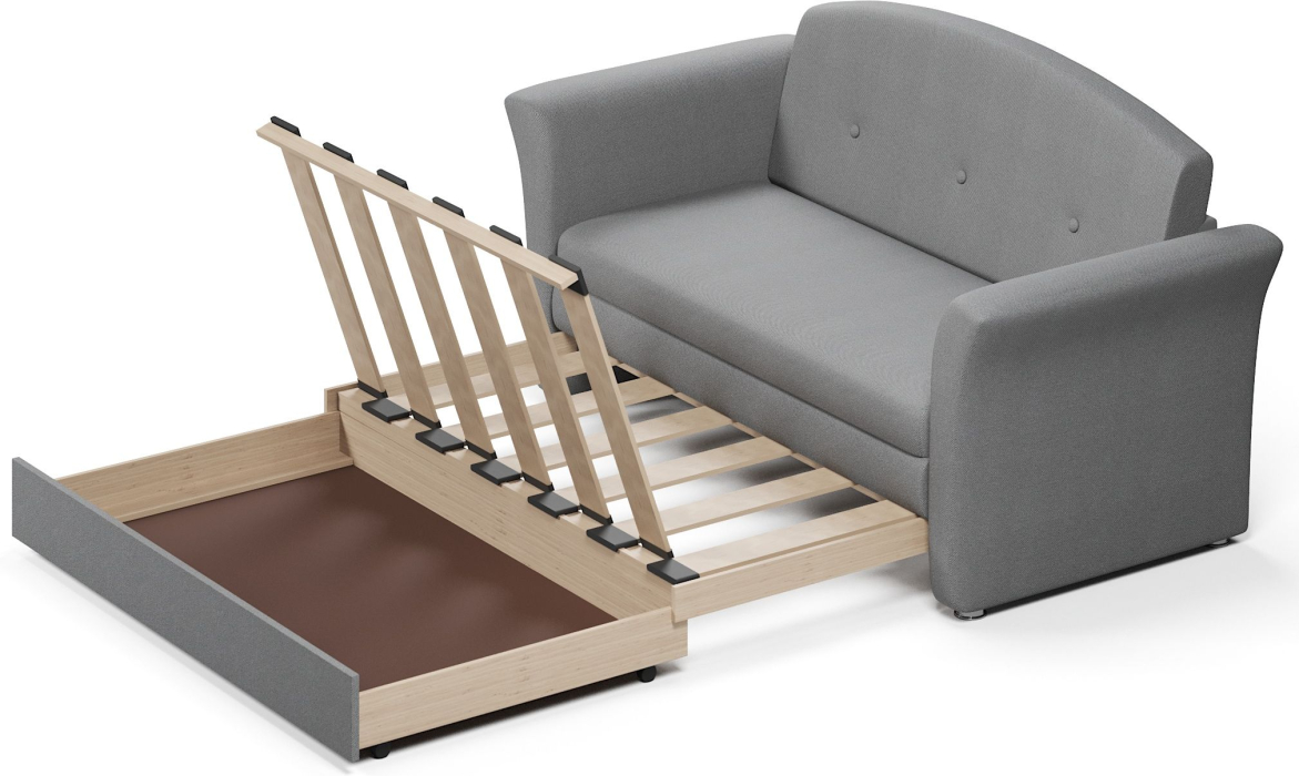 Диваны прямые, Диван-кровать Малютка выкатной, велюр