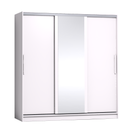 Шкаф-купе 3-дв  Strike 2000 зеркало/лдсп  (в2105*ш2000*г595)