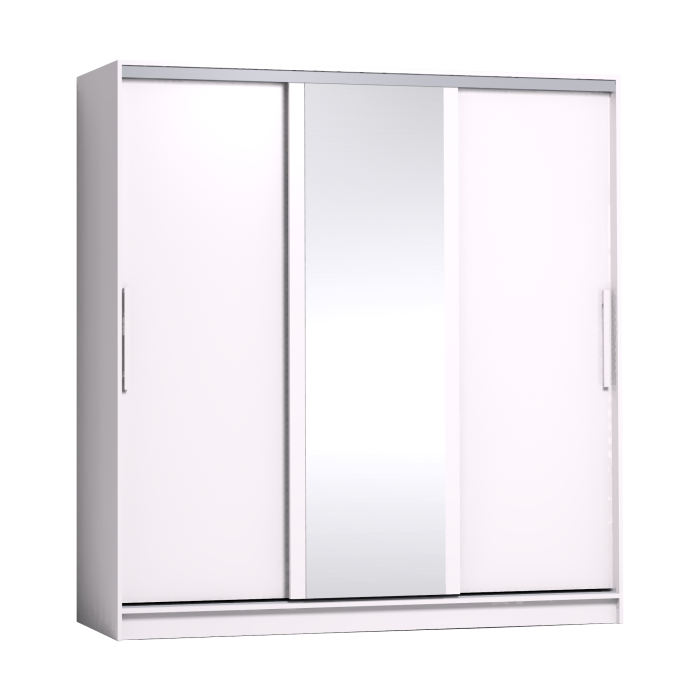 Шкафы-купе, Шкаф-купе 3-дв  Strike 2000 зеркало/лдсп  (в2105*ш2000*г595)