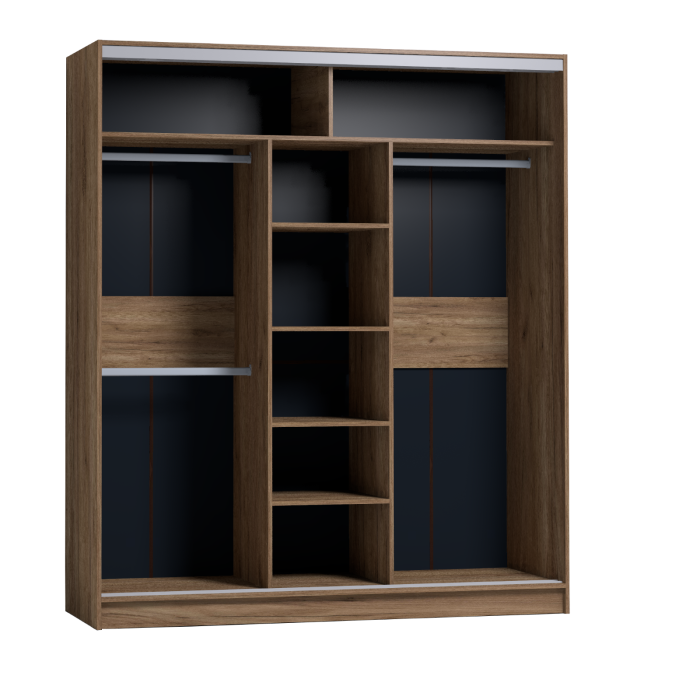 Шкафы-купе, Шкаф-купе 3-дв  Strike 1800 лдсп/лдсп  (в2105*ш1800*г595)