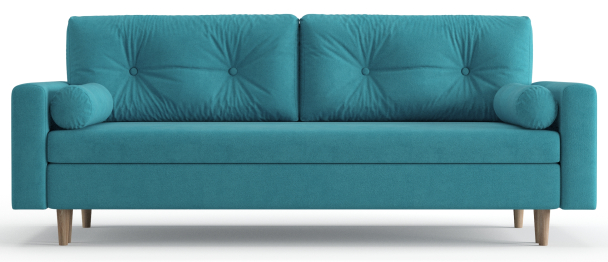 Диван-кровать Таврида, пружинный блок, велюр