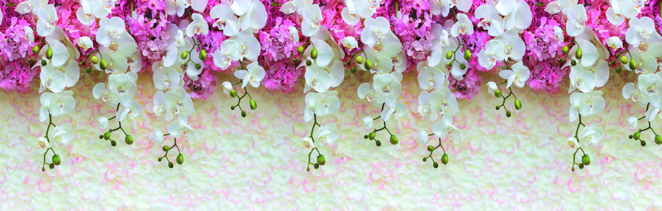 Стеновые панели из АБС-пластика, Кухонный фартук Нежность 2000x600x1.5 мм глянец