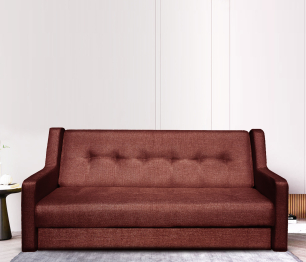 Диван-кровать книжка Сенатор 120, рогожка/экокожа