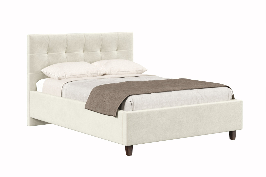 Мягкая кровать, Кровать Турин 1400, велюр