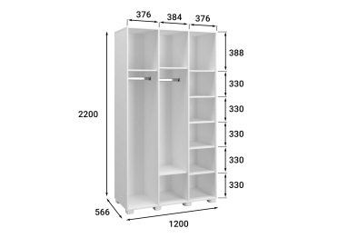 Шкаф Монблан МБ-24К