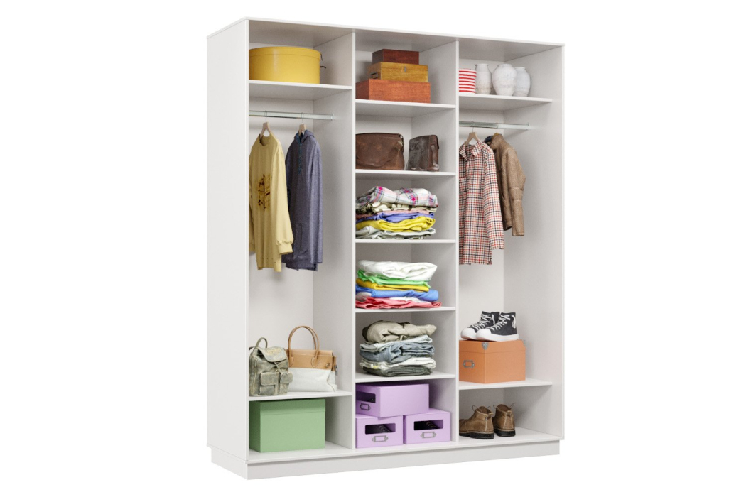 Шкафы-купе, Шкаф-купе Премьер 28 (14;14;14) трёхдверный