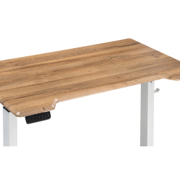 Компьютерный стол Маркос с механизмом подъема 120х75х75, белый