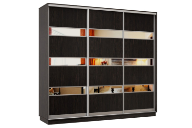 Шкаф-купе Премьер 53 (16;16;16) трёхдверный