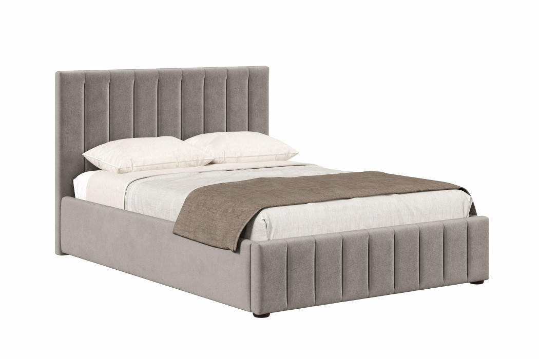 Мягкая кровать, Кровать Верона 1400, велюр