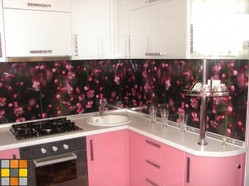 Кухонный фартук Висящие сады 3000x600x1.5 мм глянец