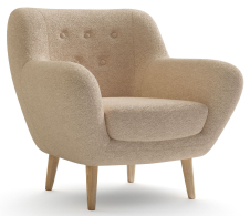 Кресло для отдыха, Кресло Элефант мягкое, Искусственный мех