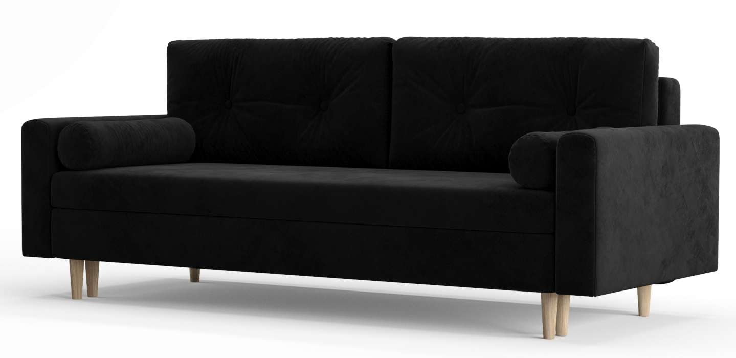 Диваны еврокнижки, Диван-кровать Таврида, пружинный блок, велюр