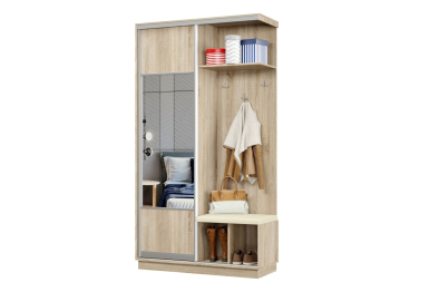 Прихожая Премьер 03 Лайт 05 Правая Мягкая