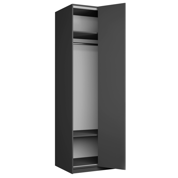 Шкафы распашные, Шкаф складной Е1 Локер ("Гармошка" с системой Push to Move/Правый)81х52.5х220 см