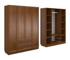 Шкафы распашные, Шкаф ШК-4/2