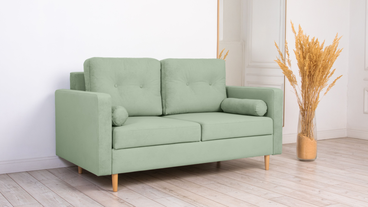 Диваны прямые кухонные, Диван Lucas 140, велюр