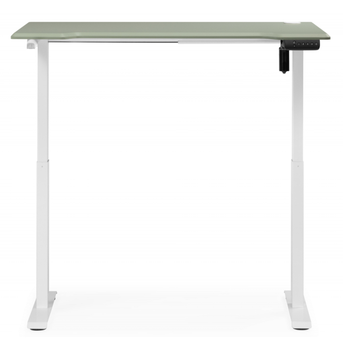Прямые компьютерные столы, Компьютерный стол Маркос с механизмом подъема 140х80, белый