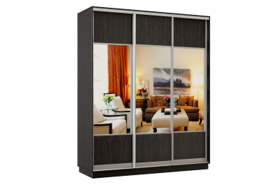 Шкаф-купе Премьер Лайт 21 (05;05;05) трехдверный