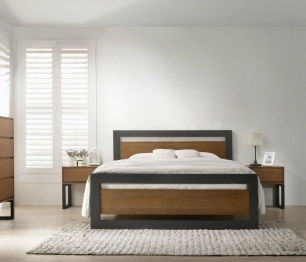 Кровать в стиле лофт Чарльстон 0.9