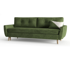 Диваны с ящиком для белья, Диван-кровать Норфолк, независимый пружинный блок, велюр