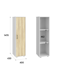 Шкаф-пенал Оскар ОС-01