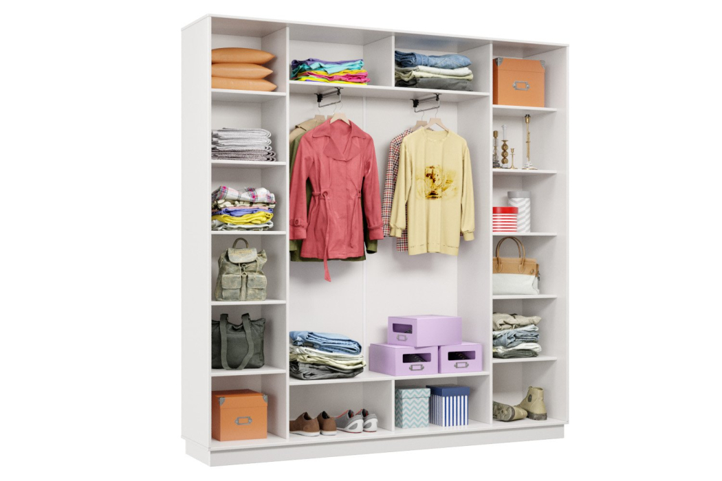 Шкафы-купе, Шкаф-купе Премьер 35 белый