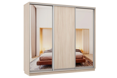 Шкаф-купе Премьер Лайт 64 (01;02;01) трехдверный